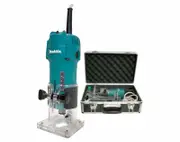 Makita 3709X - Laminate Trimmer 530W 1/4" Aluminium Kitbox