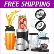 Compact 900W Countertop Blender & Grinder for Smoothies and Juices - 15-in-1