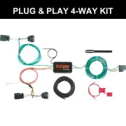 CURT 2015-2022 Ram ProMaster City All Custom Wiring Harness, 4-Way Flat Output