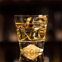 在飛比找ETMall東森購物網優惠-日本富士山玻璃杯創意耐熱雪山杯 水晶櫻花威士忌酒杯 冰山杯