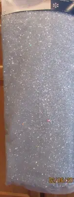 Jaclyn Smith 52" Christmas Tree Skirt Sparkly Light Blue - NWT!