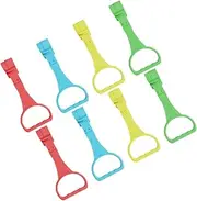 Gogogmee 8pcs Crib Pull Rings Lightweight Standing Assistant for Confident Walking Durable Safety Design for Boy Girl for Travel and Home Use