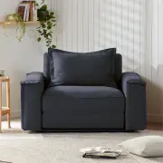 Sydney Sofa Bed - Indigo / Long Single