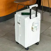Smart Hard-Shell Luggage with USB Charging Port & Cup Holder - 20Spinner Suitcas