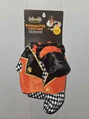 Brand New Thrills & Chills Ringmaster Small Animal Costume, Hat Guinea Pig
