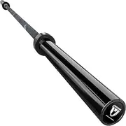 Huisheng 7ft Olympic Barbell for Strength Training and Olympic Weightlifting, 500 700 1000LBS Capacity Available, 2 Inch Bar for Squats, Home Gym Fitness Equipment, Bench Press, Deadlift,Powerlifting