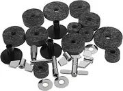 CORHAD Complete Cymbal Drum Set Accessory Kit Pieces Cymbal Stand Tubes Felt Pads Washers for Drum Kits