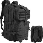 Military Tactical Backpack with Waterproof Rain Cover, 48L Large Rucksack 3 Day