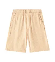 [Bonpoint] Bonpoint Enro striped cotton Bermuda shorts Y 14 beige