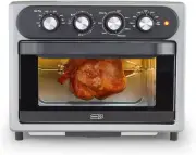 Dash Chef Series 7 in 1 Convection Toaster Oven Cooker, 23L, Graphite