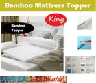 AU King Bamboo Cover Memory Foam Mattress Topper Underlay Pad Cool Gel