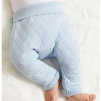 在飛比找momo購物網優惠-【Purebaby】澳洲有機棉 嬰兒鋪棉褲(新生兒 保暖長褲