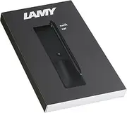LAMY swift matt black rollerball pen gift set - rollerball pen with fluid writing - metal body & line width B - incl. LAMY M 66 rollerball refill in blue & leather case