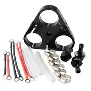 Aeroflow Triple 40mm Pump Bracket & In Tank Hose - AF59-4053BLK