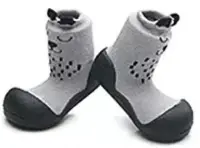 在飛比找Yahoo!奇摩拍賣優惠-韓國Attipas快樂學步鞋  灰色兔兔XL 13.5公分 