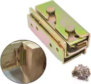 Bed Rail Bracket - Heavy Duty Non-Mortise Fasteners,Set of 4 (Screws...
