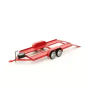 Oz Legends 1:24 Scale Diecast Model Car Trailer Toy Red