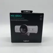 New Logitech MX Brio Webcam 960-001550 Silver