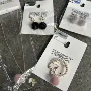 Peanuts Snoopy Earring Necklace Brooch Fur Limited Edition Women's Fashion Fash