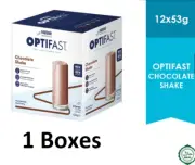 1 X OPTIFAST VLCD Shake Chocolate Flavour (12's) Weight Loss Meal Replacement
