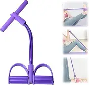 Exercise Bands | 4 Tube Pedal Workout Resistance Band,Sit up Yoga Stretching Training Equipment with Handles for Legs Arms Dorm Travel Gym Home