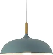 TONFON Minimalism Mordern Chandelier Wrought Iron Metal Pendant Light Mid Century Adjustable Hanging Light for Kitchen Island Living Room Bedroom Bedside Dining Room Hallway Ceiling Light Fixture(Blue