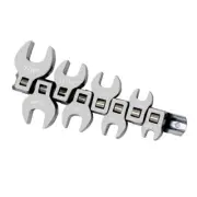 3/8 Inch Drive Crowfoot Wrench Set 8PCS Crowsfoot Wrench Set SAE 3/8" to 7/8"...