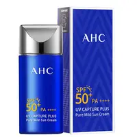 在飛比找蝦皮購物優惠-Ahc 小藍瓶防曬霜AHC防曬防水防紫外線防曬霜50ML