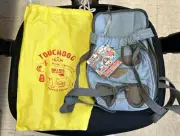 Touchdog ® 'Wiggle-Sack' Fashion Designer Front and Backpack Dog Carrier - Med