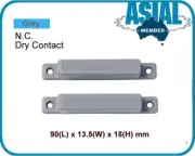 Grey Window Door Magnetic Reed Switch Surface Mount Alarm Security System N/C