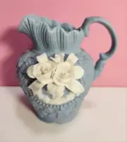 JTS International Vintage Blue/White Mini Pitcher New With Tags