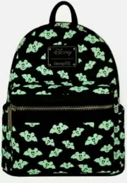 Loungefly Disney AOP Batty Mickey Bat Mini Backpack Glow GITD LASR Exclusive NWT