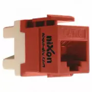 10 x RJ45 - Cat 6 Data Jack - Keystone Style - Orange