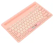 K46 79-key Computer Wireless Bluetooth Mechanical Keyboard 2.4G Round Keycap Gaming Three-mode Keyboard for Laptop
