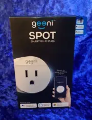 Geeni Spot Smart Wi-Fi Plug GN-WW104-199 Home Outlet Google Assistant Alexa