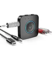 Bluetooth Transmitter Receiver, LAICOMEIN 2-in-1 V5.0 Bluetooth Adapter, Wire...