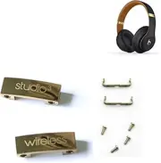 Beats Studio 3 Hinge Parts Headband Connector Metal Repair Parts for Beats Studio 3 3.0 Wireless Over Ear Headphone (Gold + Not Fit Solo Series Headpho