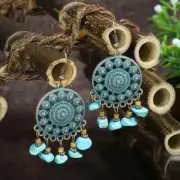 2.5” Bronze-tone Earring Set Bohemian Retro Drop Dangle Hook New Free Ship 8292