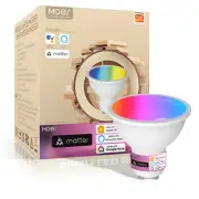 MOES Smart Matter WiFi GU10 LED Light Bulbs CW RGB Dimmable Homekit/Alexa/Google