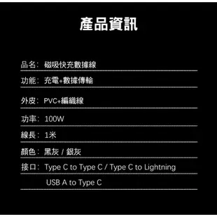 🔥【強化抗折線頭】磁吸自動整線易收納 磁吸快充數據線 磁吸快充線 磁吸收納 尼龍編織 磁吸充電線 數據線 快充線 充電線