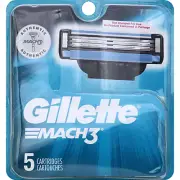 (PACK OF 3) Gillette Mach3 5 Razor Cartridges
