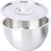 VINTORKY 1Pc Stainless Steel Steamed Egg Bowl with Lid Multi Use Food Container for Soups Desserts and Ramen for Home Cooking Camping and Family Gatherings