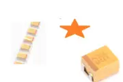 smd capacitor case size A(3216) 10uF 20% 10V Low ESR Tantalum (QTY 10)
