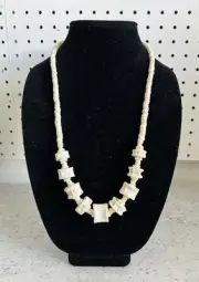 VTG Genuine Shark vertebrae Necklace 26”