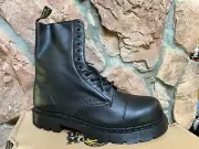 Dr. Martens 8267 Men's Size 13 Boot 10-Eye Combat Ankle Boot 10934 Black Nappa