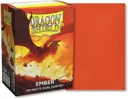 Dragon Shield: Matte Dual Sleeves - Ember (100ct) USA Seller