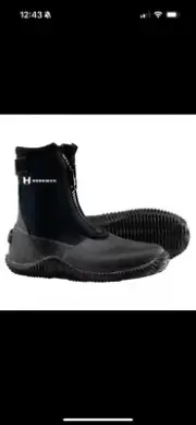NEOBLKWS13 Hodgman Neoprene Wader Shoes 3.5mm Neoprene Size 13 (Black)
