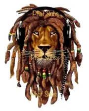 Sublimation Print Rasta Lion Ready To Press Heat Transfer
