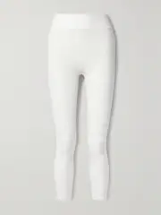 [Cordova] Cordova - Sol Ribbed Stretch-jersey Leggings - Cream - XS/S XS/S Cream
