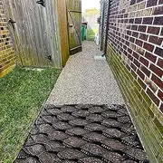 2 Inch Gravel Grid Stabilizer, Ground Grid Paving Mesh/Permeable Driveway Grid for Oundoor Landscaping Embankment, Stabilization Creek Bank Slope Soil Sands Muds(2x9 m/6.5x30 ft)